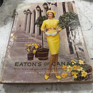 1963 VINTAGE EATONS SPRING & SUMMER MAIL ORDER CATALOUGE -high quality!